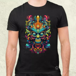 Magnolion Törzsi maszk férfi póló (5490)