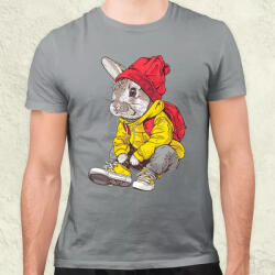 Magnolion Hip Hop nyuszi v12 férfi póló (22115)