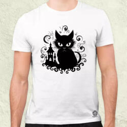 Magnolion Halloween macsek v2 férfi póló (6170)