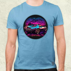 Magnolion Retró hullám 1968 Chevrolet Corvette Convertible v1 férfi póló (856)