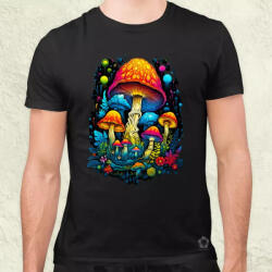 Magnolion Pszichedelikus varázsgomba v6 férfi póló (6241)