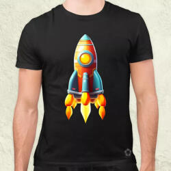 Magnolion Játék űrhajó v1 férfi póló (8660)