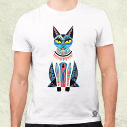 Magnolion Ókori egyiptomi macska v2 férfi póló (19711)