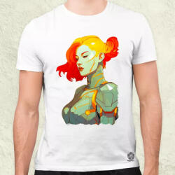 Magnolion Pop art cyberpunk portré v11 férfi póló (3965)