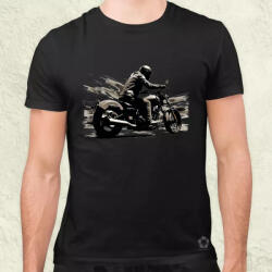 Magnolion Harley Davidson Sportster rajz v2 férfi póló (9092)