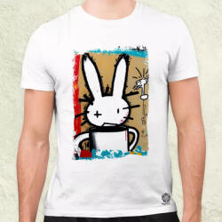 Magnolion Basquiat digitális művészet v3 férfi póló (1615)