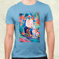 Magnolion Fauvista fantázia v3 férfi póló (5567)