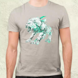 Magnolion Kiborg oroszlán v17 férfi póló (22858)