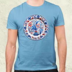 Magnolion Magyar népi porcelán v16 férfi póló (8127)