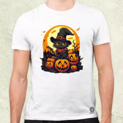 Magnolion Cuki Halloween v2 férfi póló (8342)