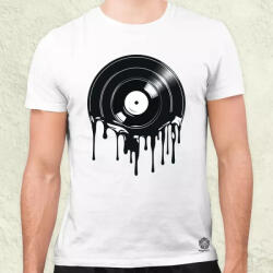 Magnolion Csöpögő bakelit v6 férfi póló (7693)