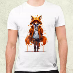 Magnolion Hiphop anime róka lány v3 férfi póló (5784)