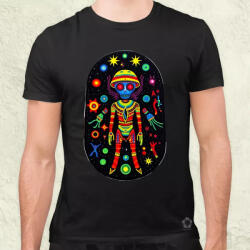 Magnolion Huichol mágikus idegenek v2 férfi póló (9110)