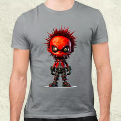 Magnolion Piros punk srác v1 férfi póló (5259)