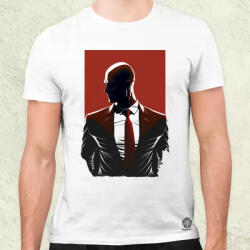 Magnolion Hitman 47-es ügynök fanart v2 férfi póló (1153)