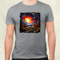 Magnolion Pszichedelikus erdő v3 férfi póló (5849)