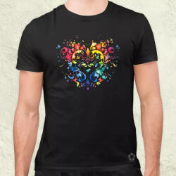 Magnolion Elegáns szív v1 férfi póló (21412)