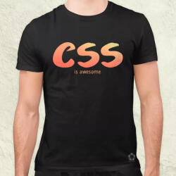 Magnolion CSS is awesome v6 férfi póló (25943)