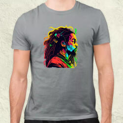 Magnolion Bob Marley portré v1 férfi póló (1218)
