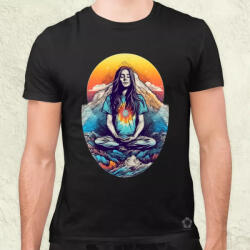 Magnolion Hegyen meditálás v1 férfi póló (3022)