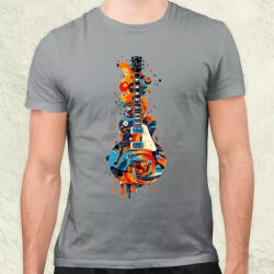 Magnolion Graffiti gitár v1 férfi póló (22840)