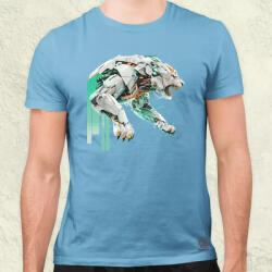 Magnolion Kiborg oroszlán v1 férfi póló (22850)