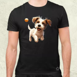 Magnolion Bolyhos kutyus v2 férfi póló (7658)