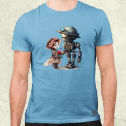 Magnolion Steampunk szerelem v2 férfi póló (1537)