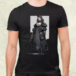 Magnolion Dieselpunk anime apáca v2 férfi póló (7715)