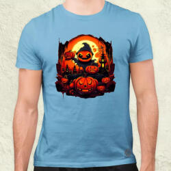 Magnolion Cuki Halloween v8 férfi póló (8348)