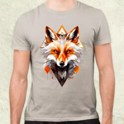 Magnolion Geometrikus róka v2 férfi póló (7948)