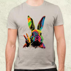 Magnolion Hippi nyuszi v1 férfi póló (2463)