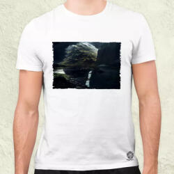 Magnolion Pareidolia Ragnar skandináv táj fantázia v2 férfi póló (6993)