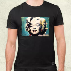 Magnolion Pareidolia Marilyn Monroe város fantázia v5 férfi póló (7437)