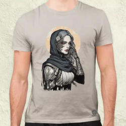 Magnolion Dark cyberpunk portré v3 férfi póló (23985)