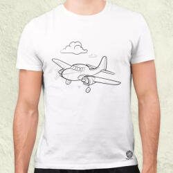 Magnolion Repülő rajz v1 férfi póló (28051)