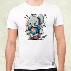 Magnolion Vagány elefánt srác férfi póló (632)