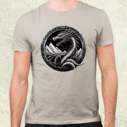 Magnolion Jörmungandr amulett v4 férfi póló (6362)