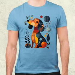 Magnolion Pop art tacskó v2 férfi póló (26995)