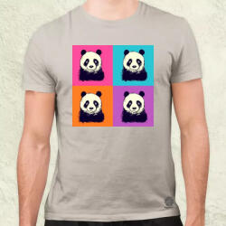 Magnolion Pop art pandák v3 férfi póló (6661)