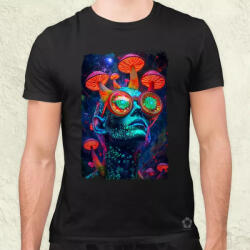 Magnolion Pszichedelikus portré v1 férfi póló (27689)