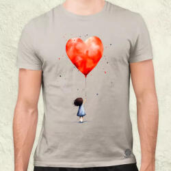 Magnolion Lufi szív v2 férfi póló (7328)