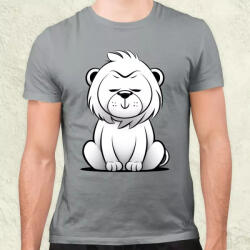 Magnolion Minimalista oroszlán férfi póló (3902)