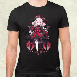 Magnolion Chibi vámpír lány v2 férfi póló (6806)