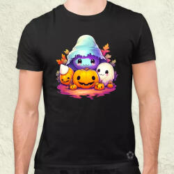 Magnolion Cuki Halloween v7 férfi póló (8347)