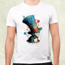 Magnolion Macska sapkában v2 férfi póló (1169)