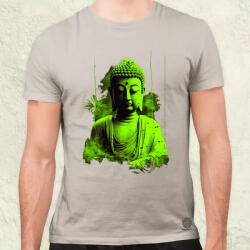 Magnolion Zöld Buddha férfi póló (5128)