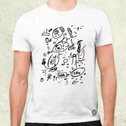 Magnolion Mesterterv Orbán firka fekete férfi póló (28206)