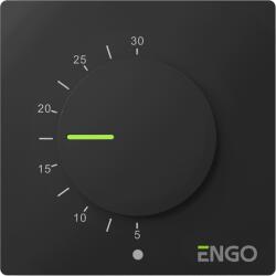 ENGO ESIMPLE230B Termostat cu fir si buton rotativ, aparent, 230V ENGO (5904670000000)