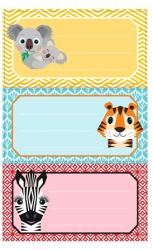 Herlitz Cute Animals 9db-os iskolai etikett (50040247)